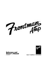 Fender Frontman-amp - Owners Manual 